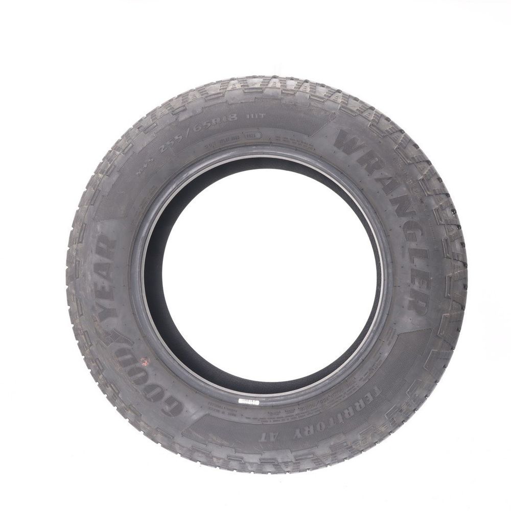 Set of (2) Used 255/65R18 Goodyear Wrangler Territory AT 111T - 11.5/32 - Image 3