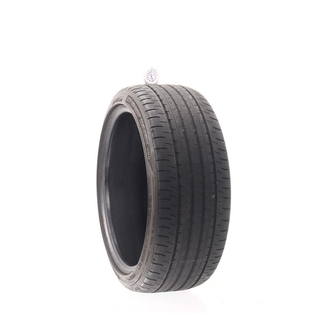 Set of (2) Used 235/40R19 Dunlop SP Sport Maxx 050 96Y - 6-7/32 - Image 1