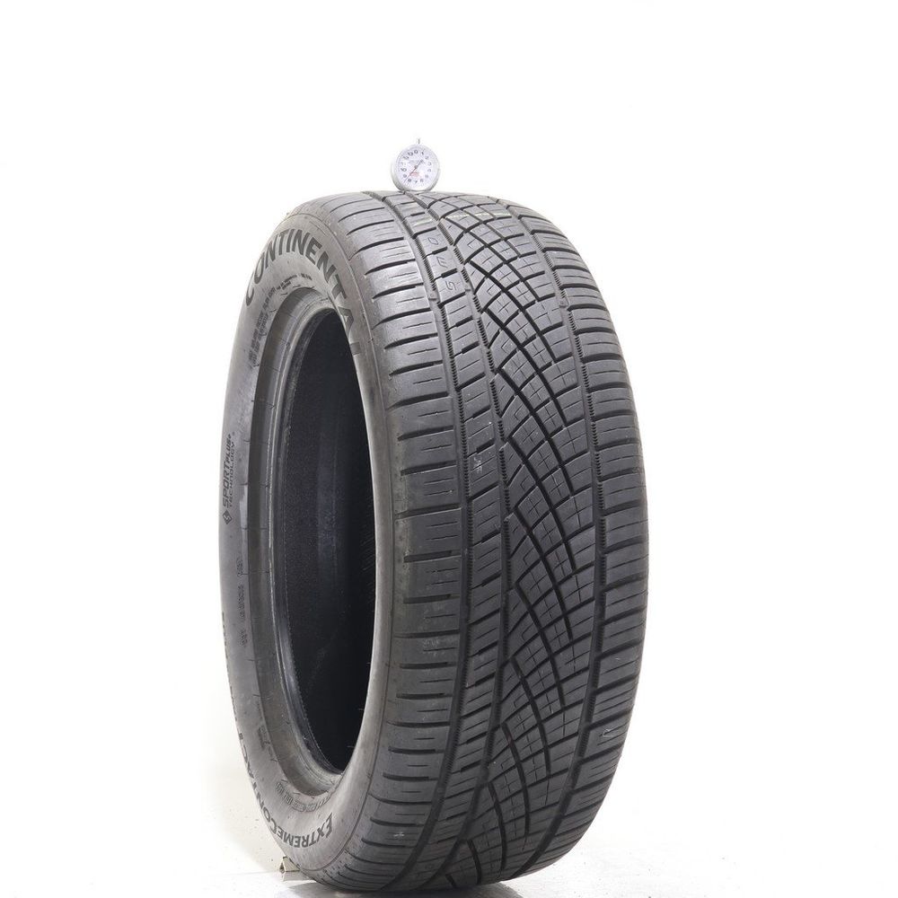 Set of (2) Used 255/50ZR19 Continental ExtremeContact DWS06 Plus 107W - 8.5-9/32 - Image 1