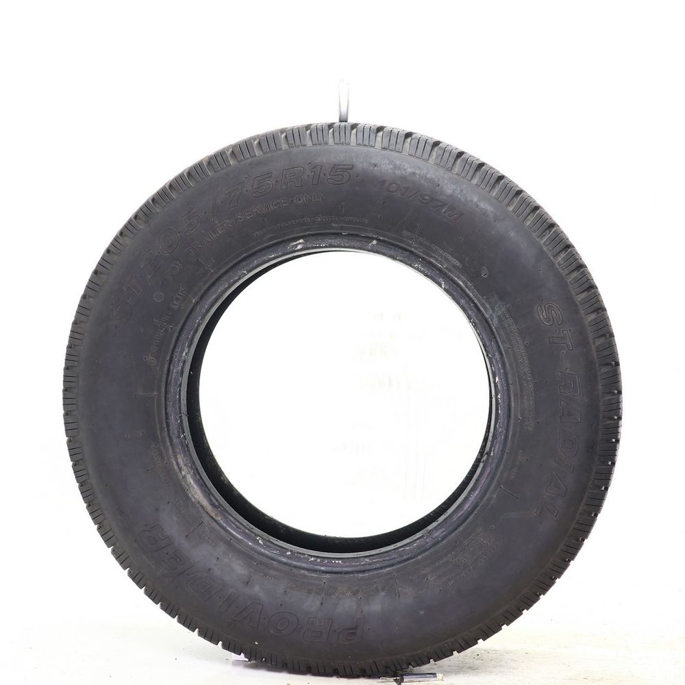 Set of (2) Used ST 205/75R15 Provider ST Radial 101/97M C - 8/32 - Image 3