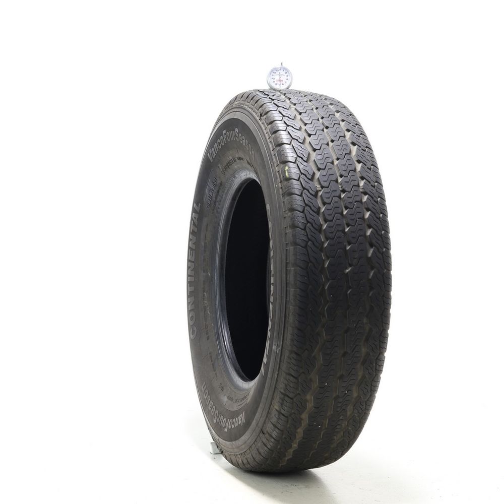 Set of (2) Used LT 215/85R16 Continental VancoFourSeason 115/112Q E - 5-6.5/32 - Image 4