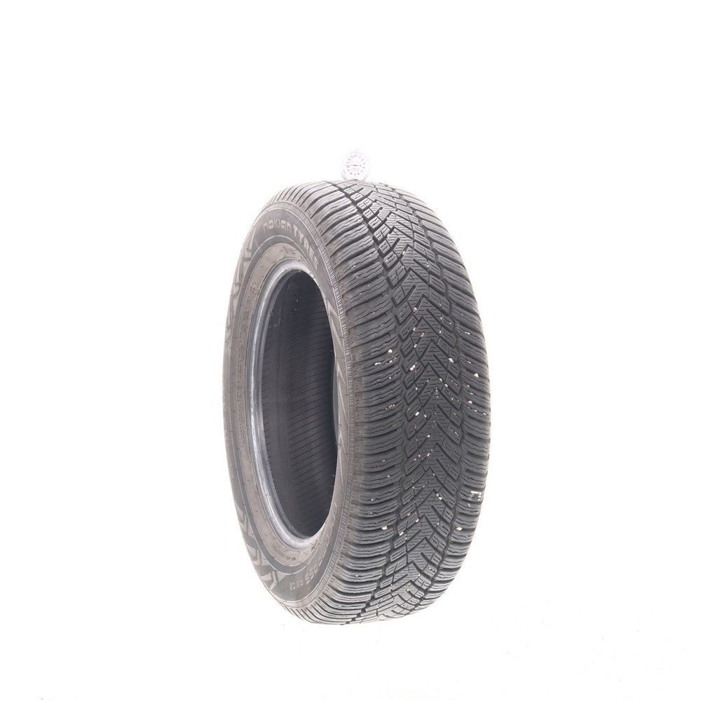 Set of (2) Used 225/65R17 Nokian Encompass AW02 106H - 10-11/32 - Image 1