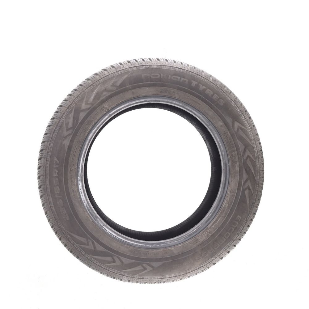 Set of (2) Used 225/65R17 Nokian Encompass AW02 106H - 10-11/32 - Image 3