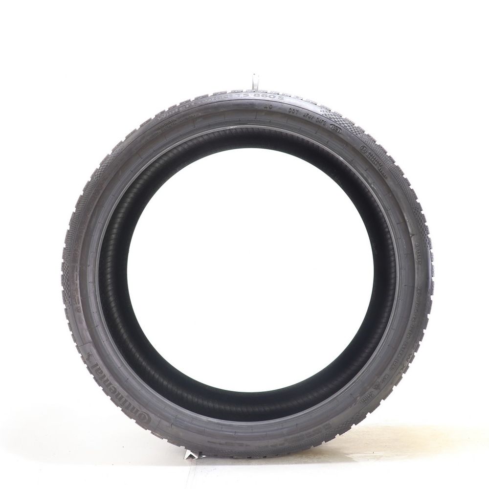 Set of (2) Used 285/30R22 Continental WinterContact TS860 S AO 101W - 9/32 - Image 3
