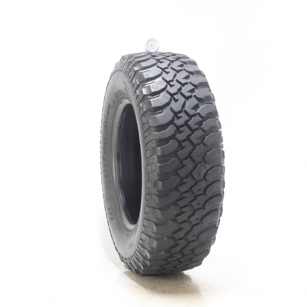 Set of (2) Used LT 255/75R17 BFGoodrich Mud-Terrain T/A KM 111/108Q C - 11-11.5/32 - Image 1