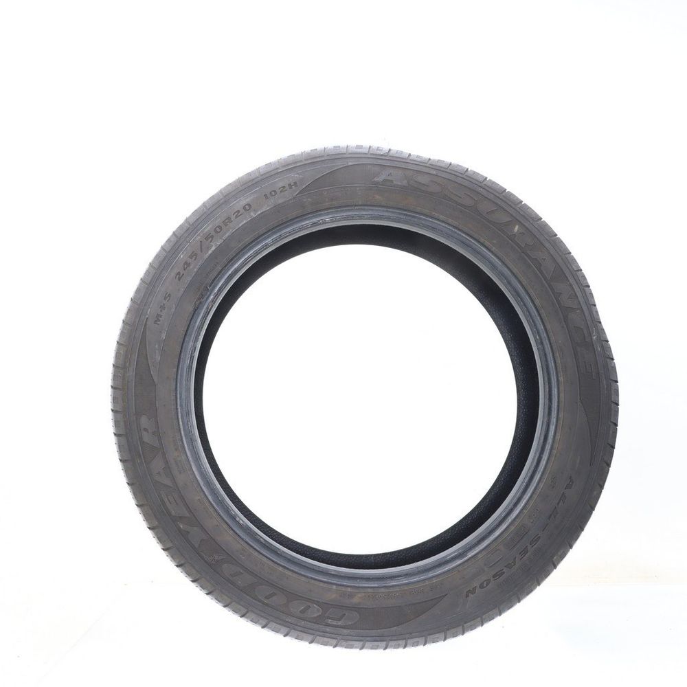 Set of (4) Used 245/50R20 Goodyear Assurance All-Season 102H - 6-7/32 - Image 3