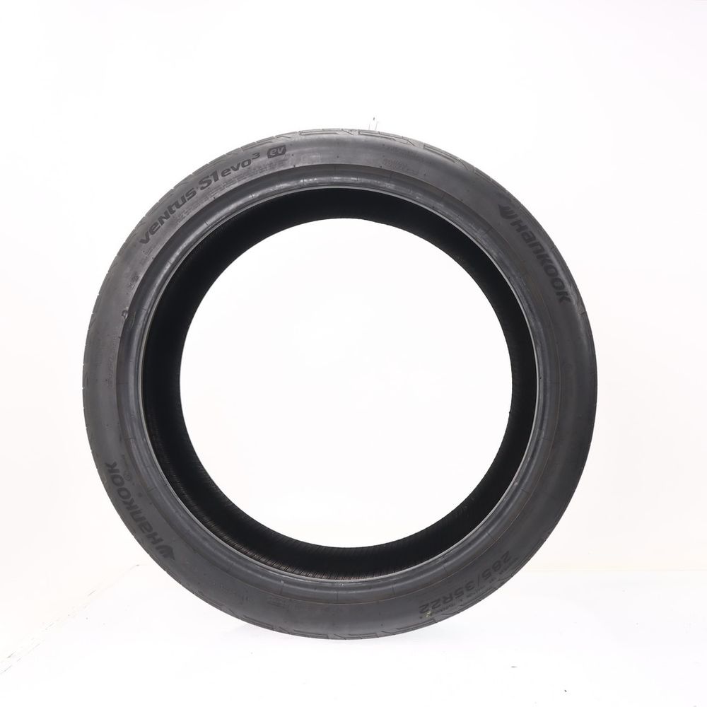 Set of (2) Used 285/35R22 Hankook Ventus S1 evo3 EV AO Sound Absorber 106H - 5.5-6/32 - Image 6