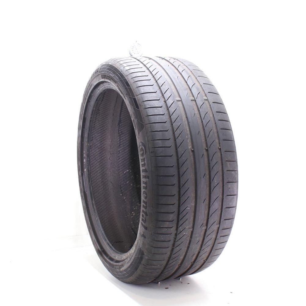 Set of (4) Used 285/40ZR22 Continental ContiSportContact 5P MO 106Y - 6/32 - Image 1