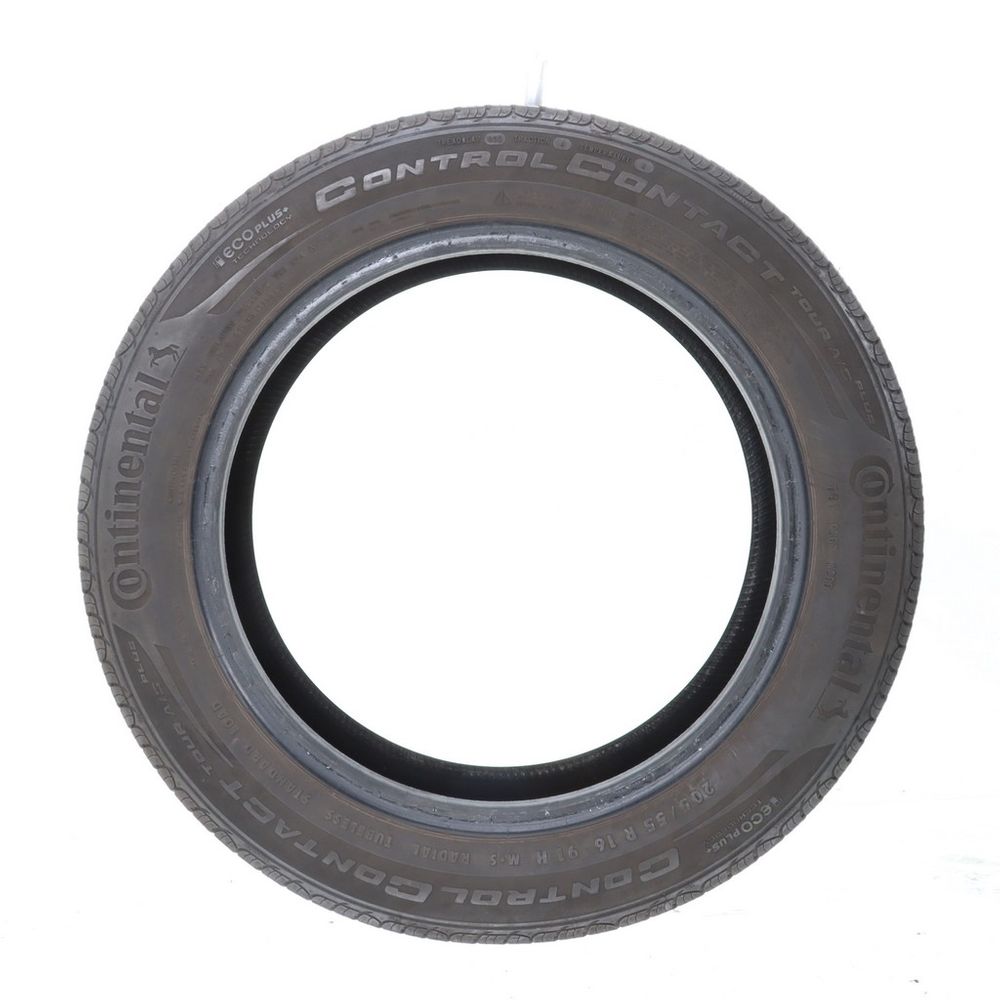 Set of (2) Used 205/55R16 Continental ControlContact Tour A/S Plus 91H - 5.5-6.5/32 - Image 6
