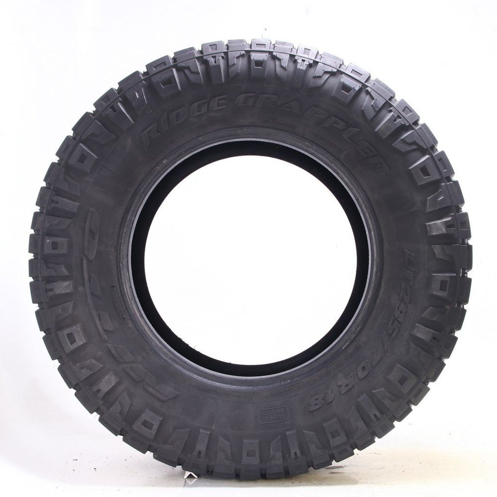 Set of (2) Used LT 295/70R18 Nitto Ridge Grappler 129/126Q E - 7.5-9/32 - Image 3