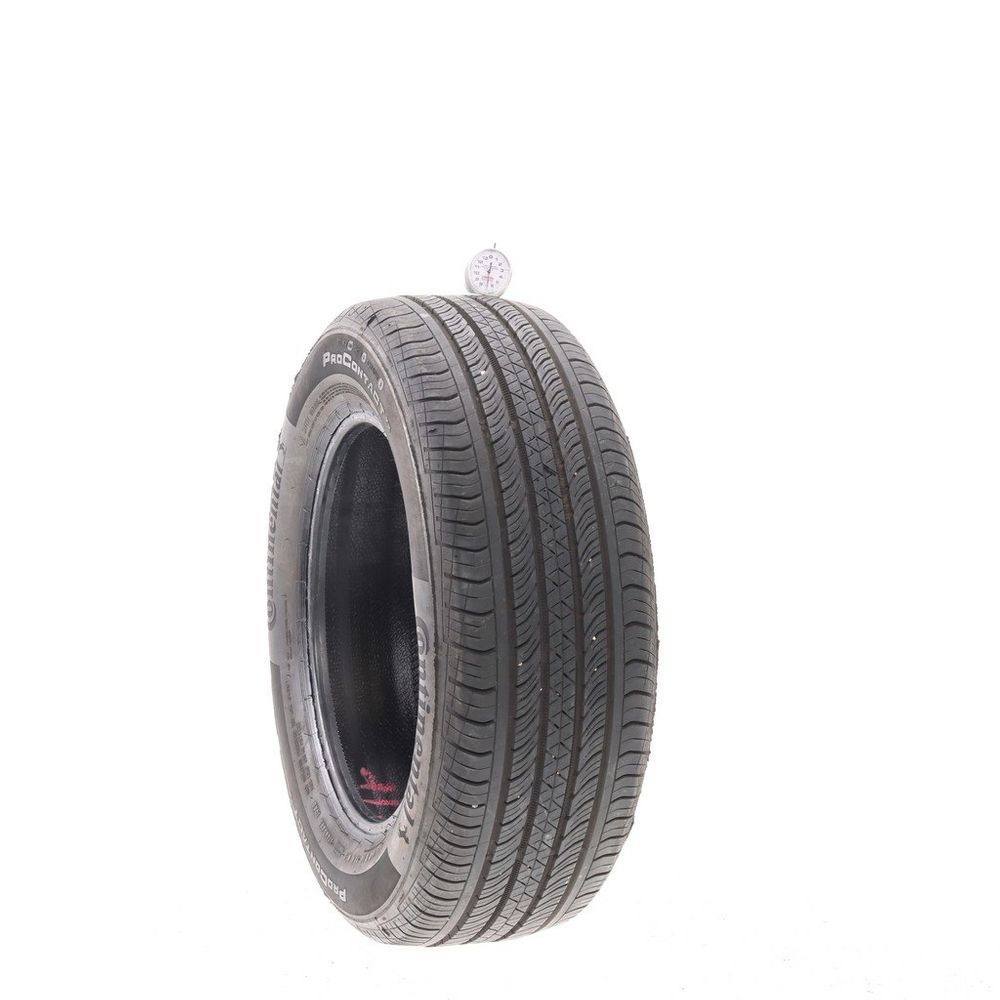 Set of (2) Used 215/60R16 Continental ProContact TX 95H - 7-7.5/32 - Image 1