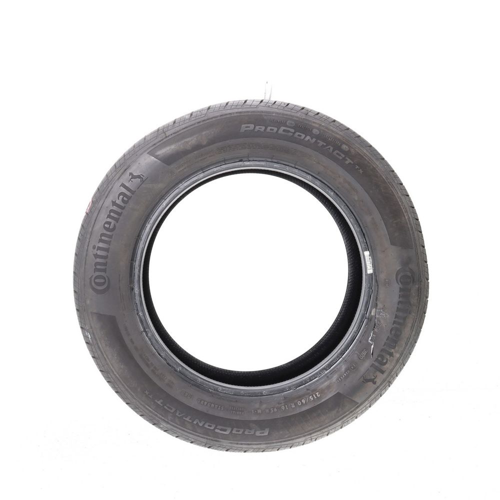 Set of (2) Used 215/60R16 Continental ProContact TX 95H - 7-7.5/32 - Image 3