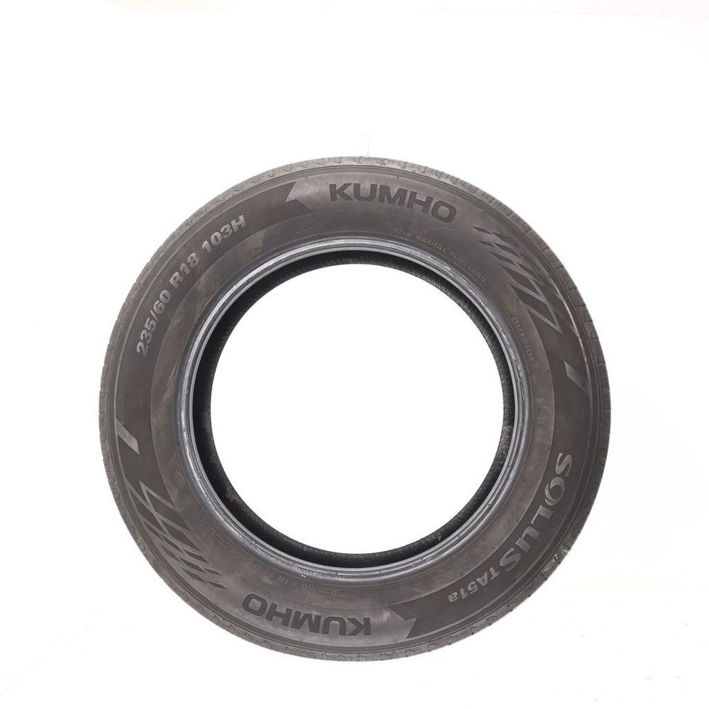 Set of (2) Used 235/60R18 Kumho Solus TA51a 103H - 8.5-9/32 - Image 3