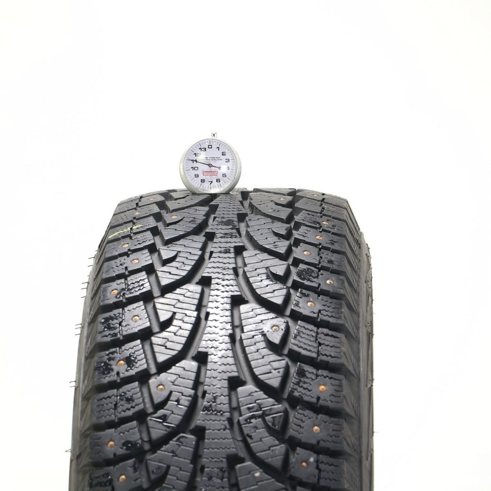 Set of (2) Used 245/65R17 Hankook iPike RW11 Studded 107T - 11/32 - Image 2