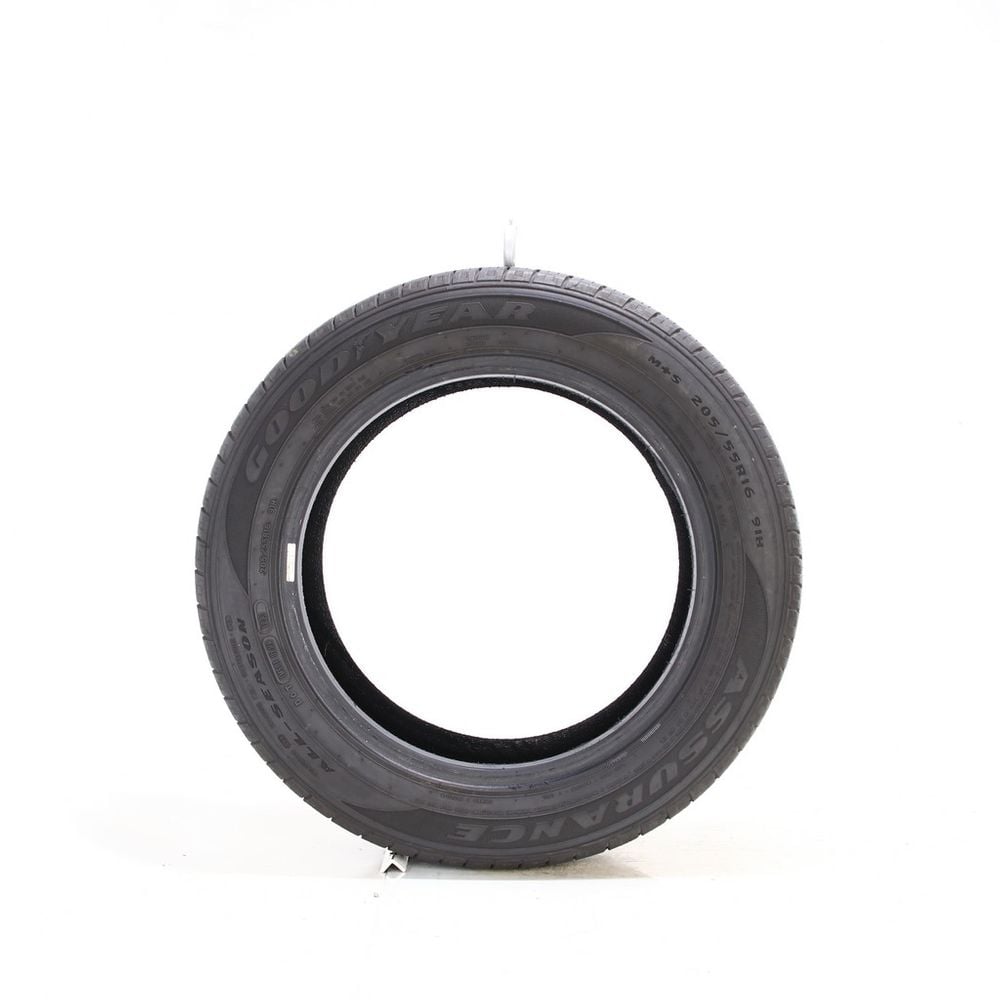 Set of (4) Used 205/55R16 Goodyear Assurance All-Season 91H - 5.5-7/32 - Image 3