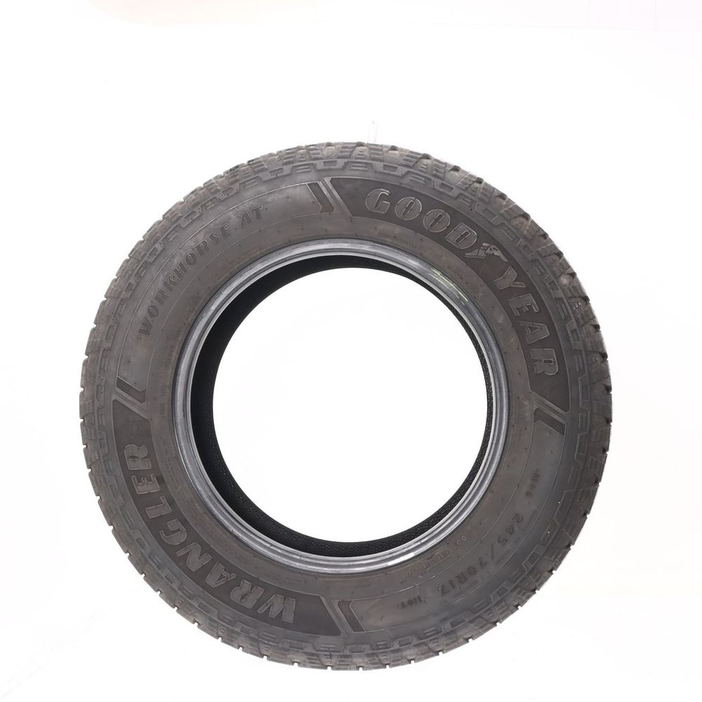 Set of (2) Used 245/70R17 Goodyear Wrangler Workhorse AT 110T - 7-8/32 - Image 3