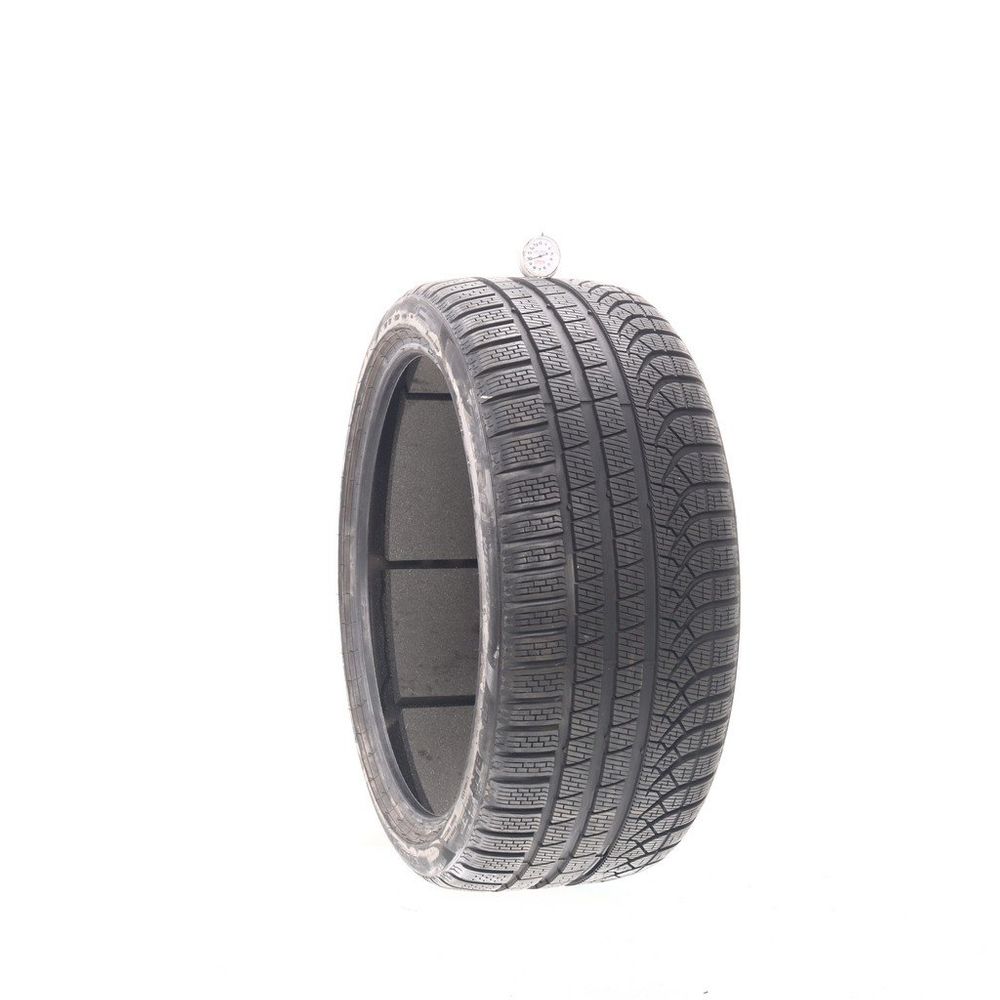 Set of (2) Used 265/35R21 Pirelli P Zero Winter TO C Elect PNCS 101W - 9.5/32 - Image 1