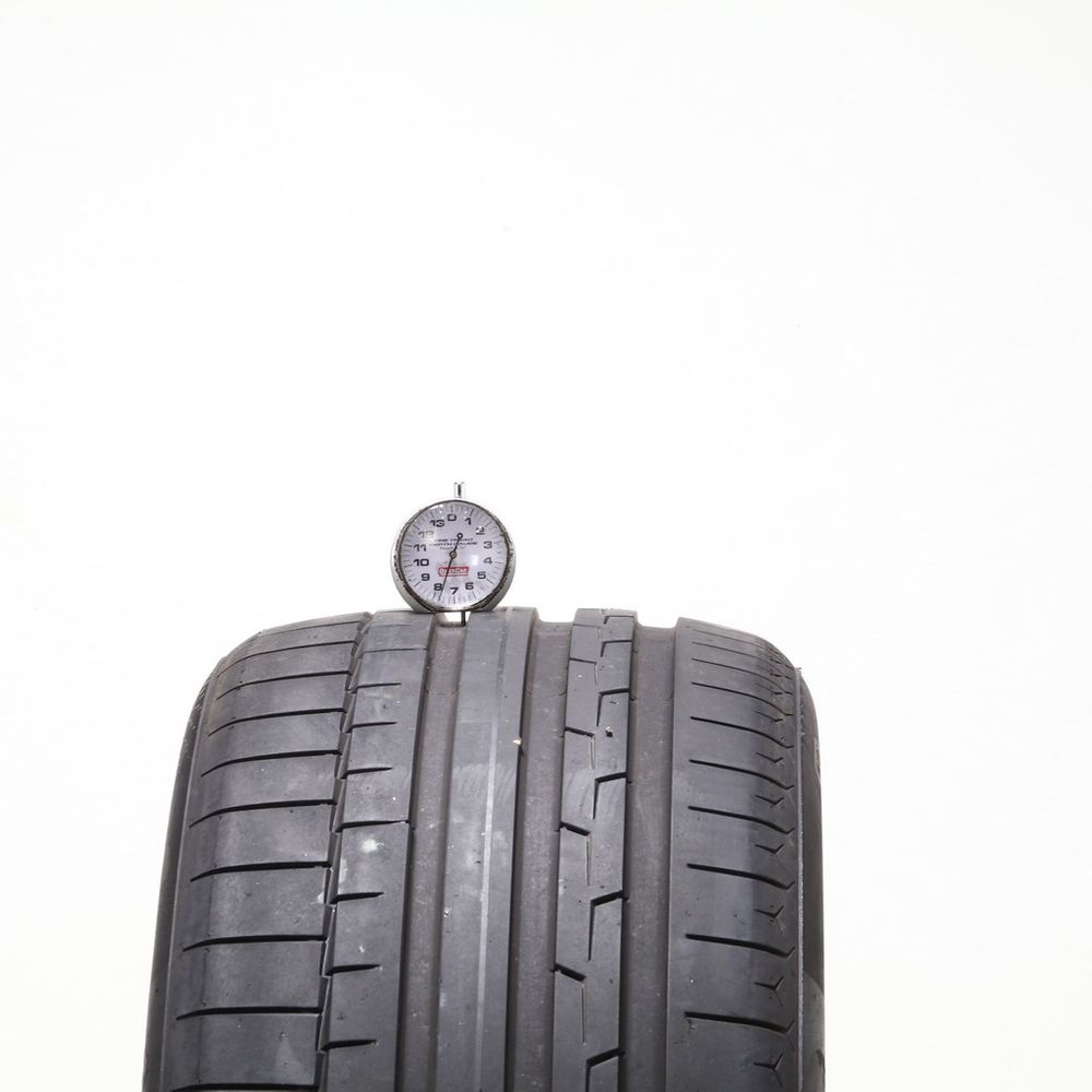 Set of (2) Used 255/40ZR20 Continental SportContact 6 MO1 101Y - 6.5-7.5/32 - Image 5