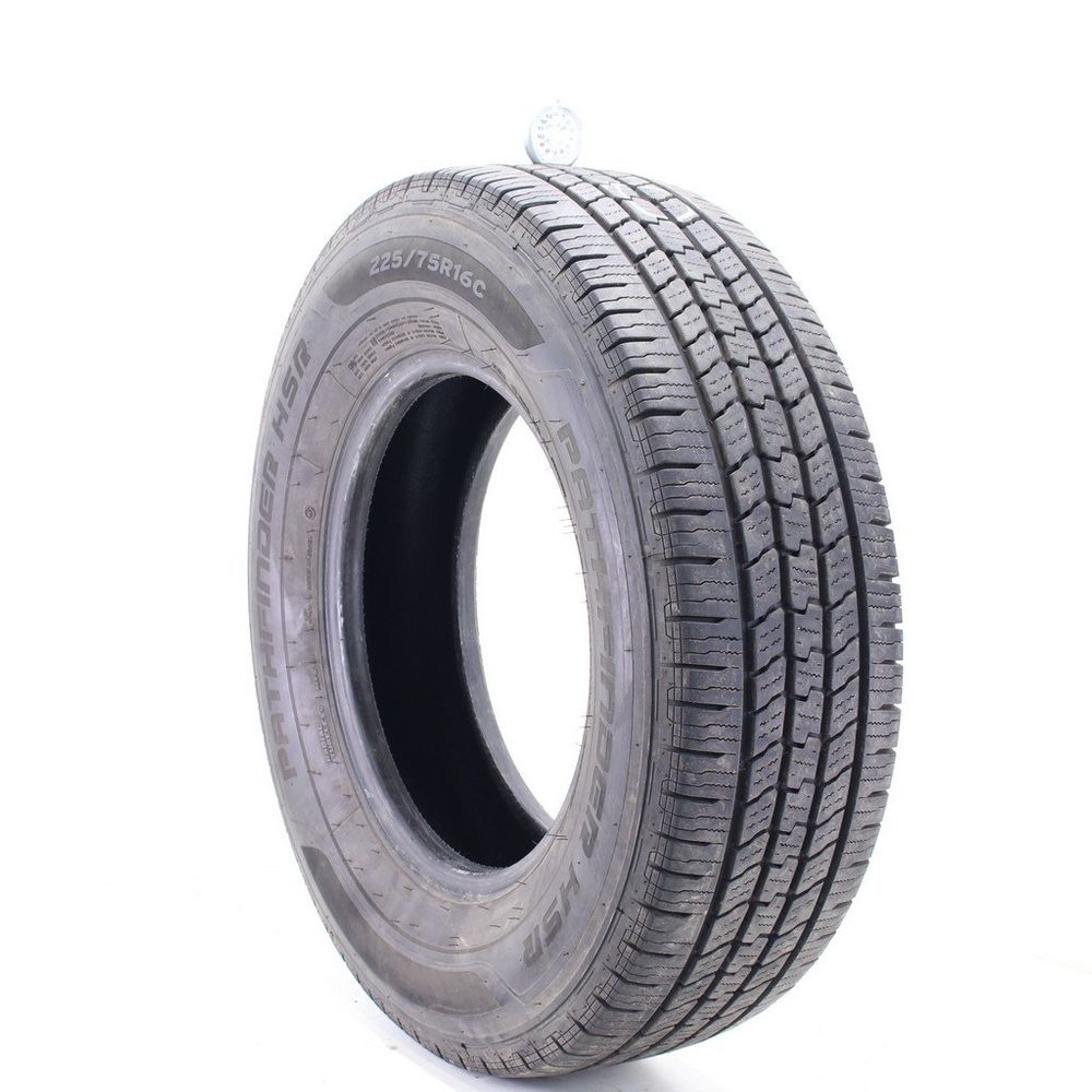 Set of (2) Used 225/75R16C Pathfinder HSR 121/120R - 9/32 - Image 1