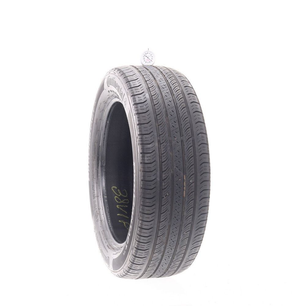 Set of (2) Used 225/55R18 Continental ProContact TX 98H - 5-6.5/32 - Image 1