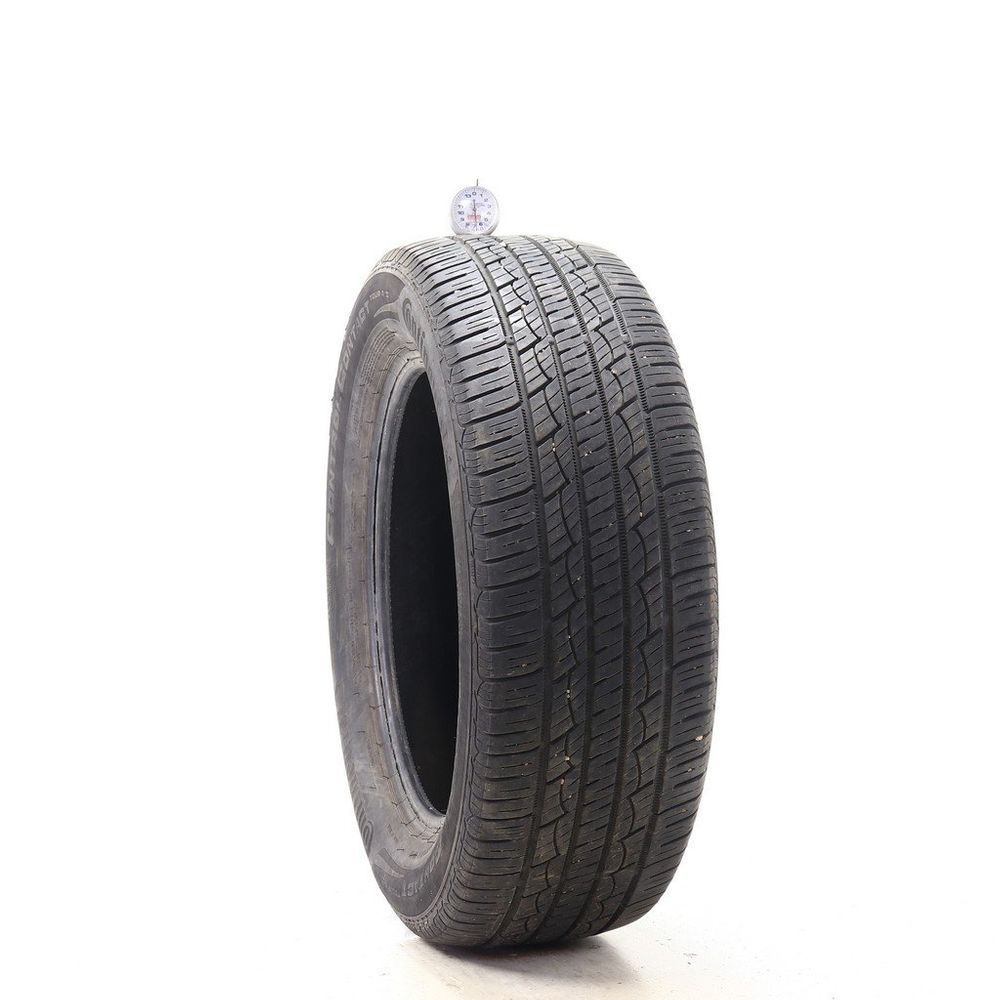 Set of (2) Used 225/60R17 Continental ControlContact Tour A/S 99T - 6.5-7/32 - Image 1