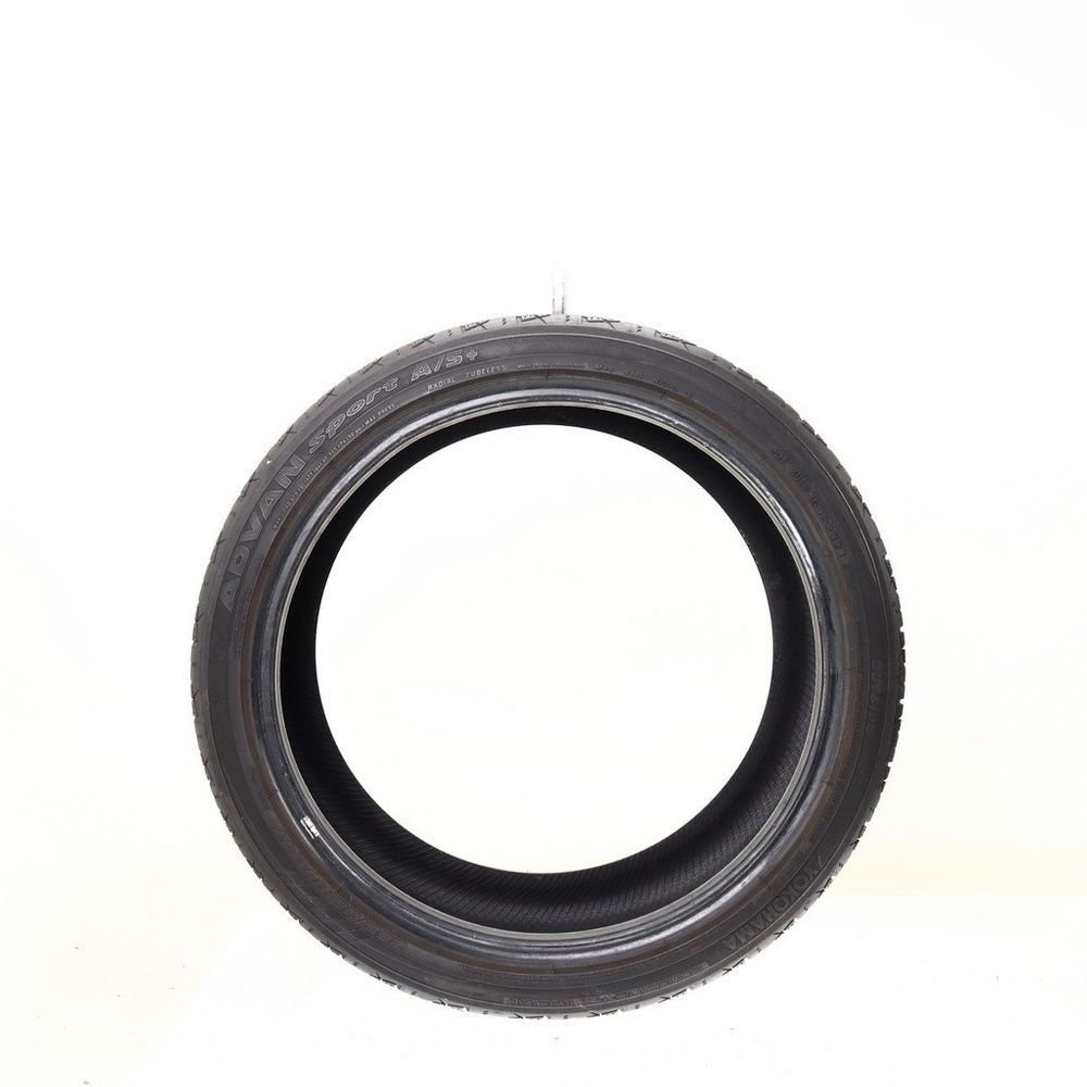 Set of (2) Used 255/35R18 Yokohama Advan Sport A/S Plus 94Y - 6.5-7.5/32 - Image 3