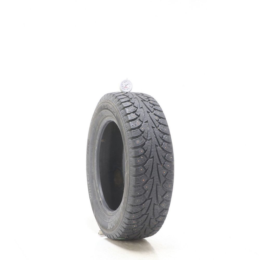 Used 175/65R14 Hankook Winter i*Pike (W409) Studded 82T - 8.5/32 - Image 1