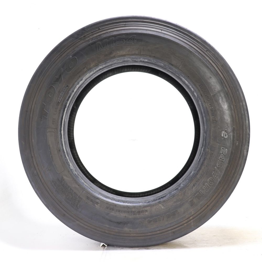 Set of (4) Used LT 245/70R19.5 Toyo M154 136/134N H - 15/32 - Image 3