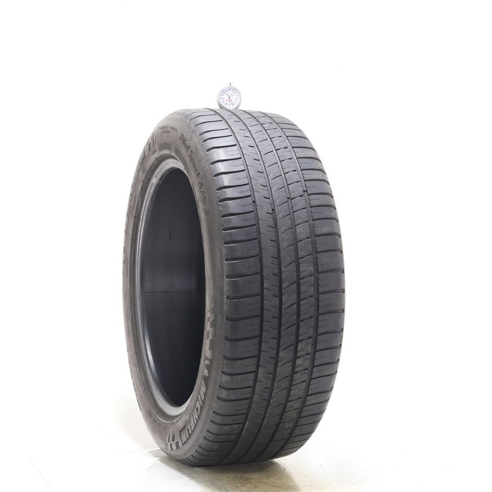 Set of (2) Used 235/55ZR19 Michelin Pilot Sport A/S 3 Plus 105Y - 5.5-6/32 - Image 1
