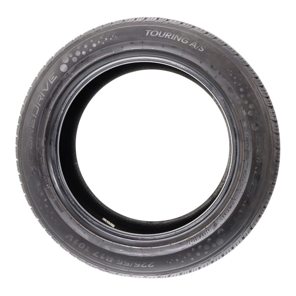 Set of (2) Used 225/55R17 SureDrive Touring A/S TA71 101V - 9.5-10/32 - Image 3