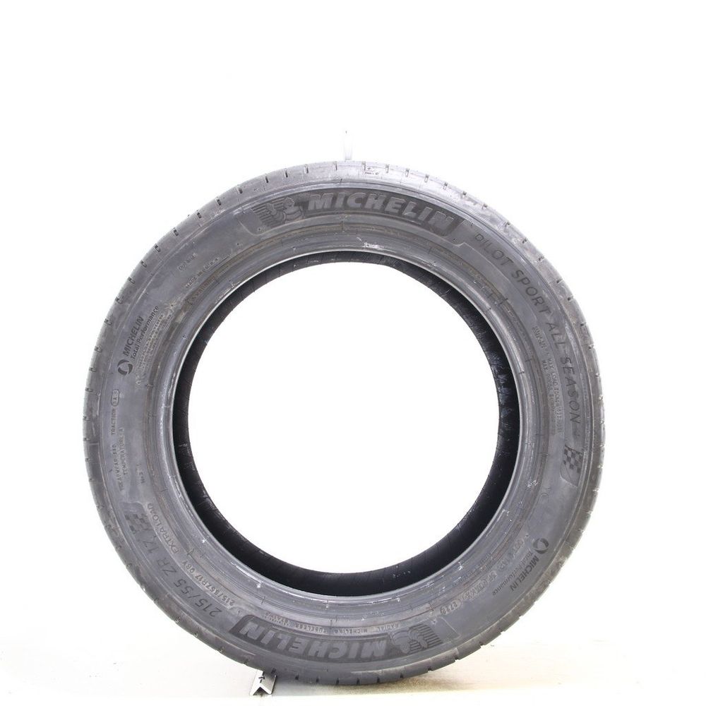 Set of (2) Used 215/55ZR17 Michelin Pilot Sport All Season 4 98Y - 9.5/32 - Image 3