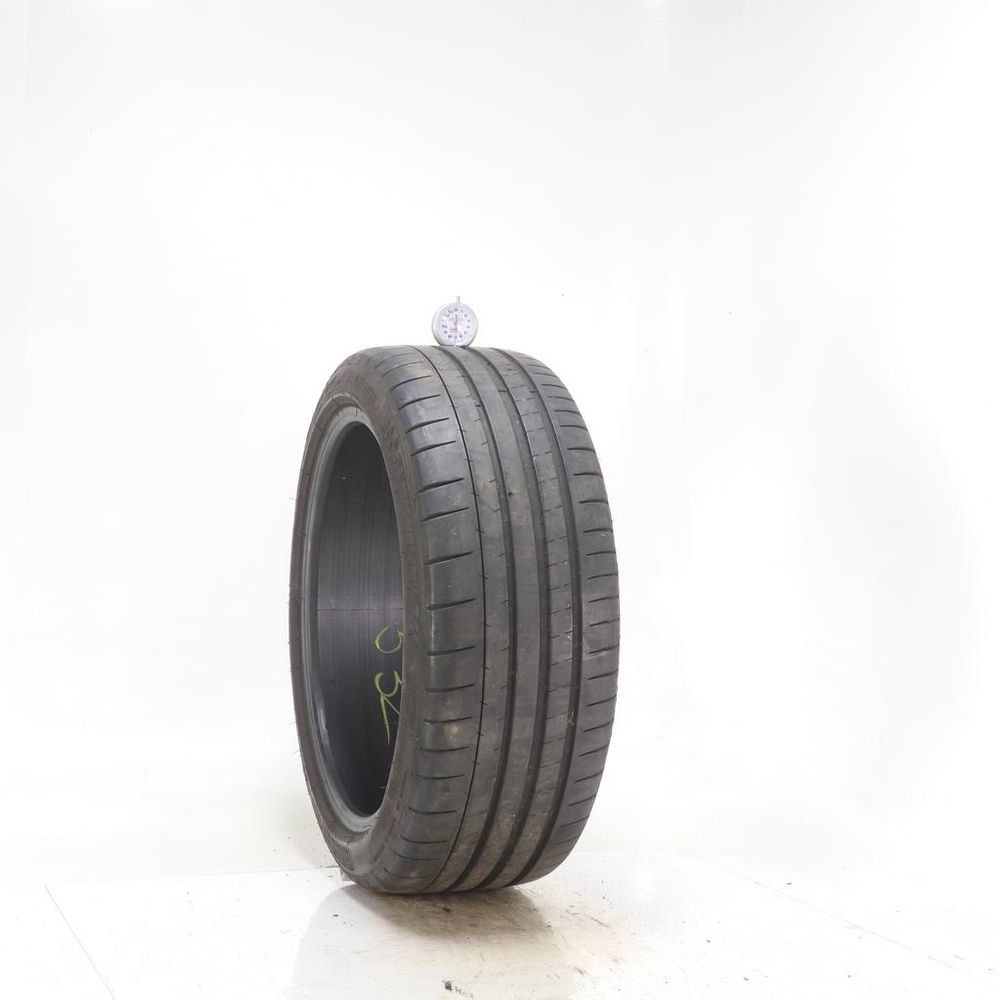 Set of (2) Used 205/45ZR17 Michelin Pilot Super Sport 88Y - 7-8/32 - Image 1