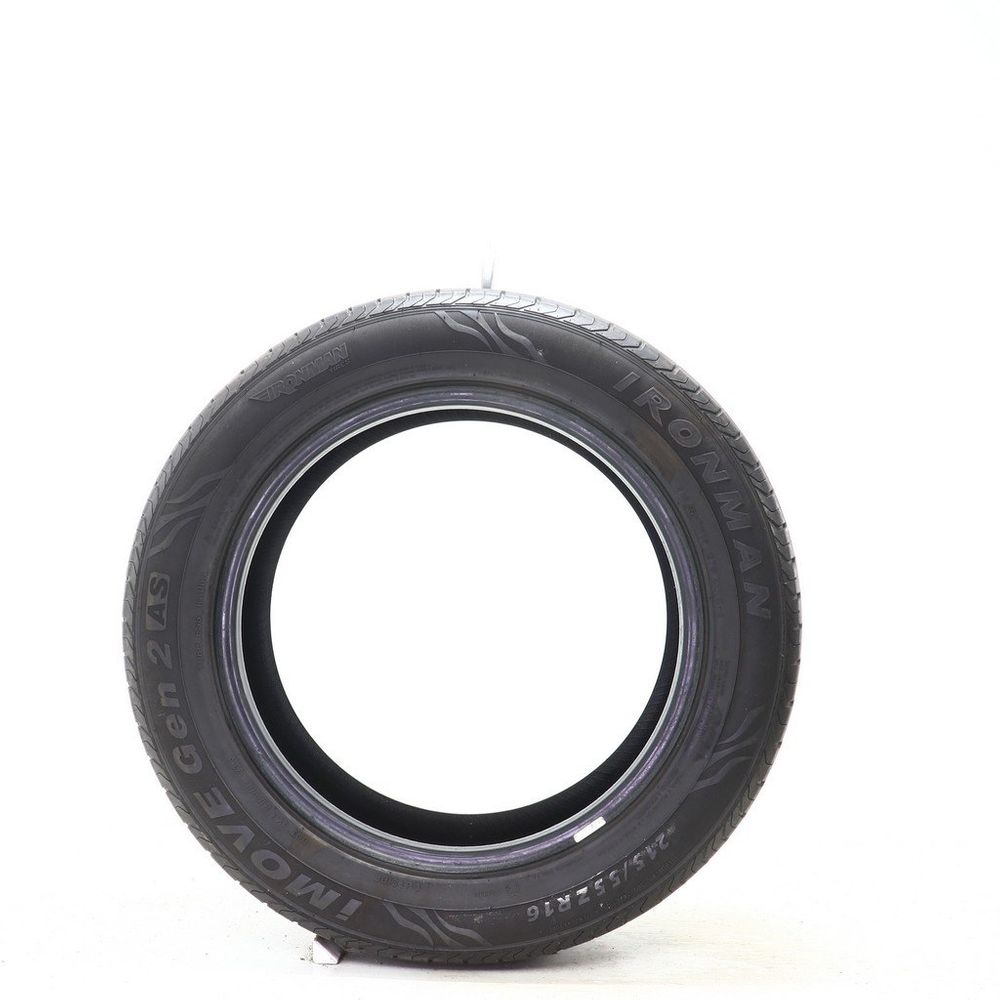 Set of (2) Used 215/55ZR16 Ironman IMove Gen 2 AS 97W - 6-7/32 - Image 3