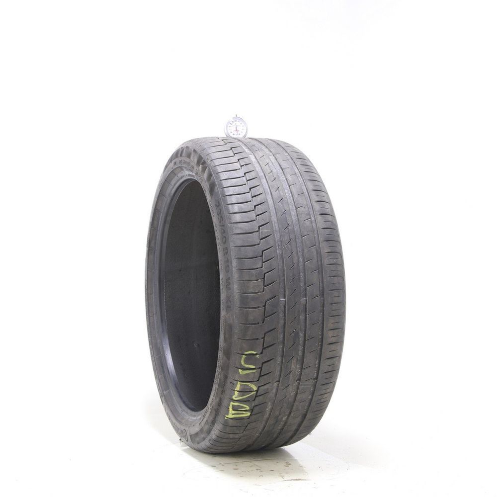Set of (2) Used 235/40R19 Continental PremiumContact 6 VOL 96W - 6.5-8/32 - Image 1