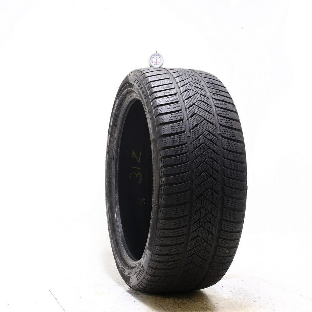 Used 275/40R21 Pirelli Scorpion Winter Run Flat 107V - 6.5/32 - Image 1