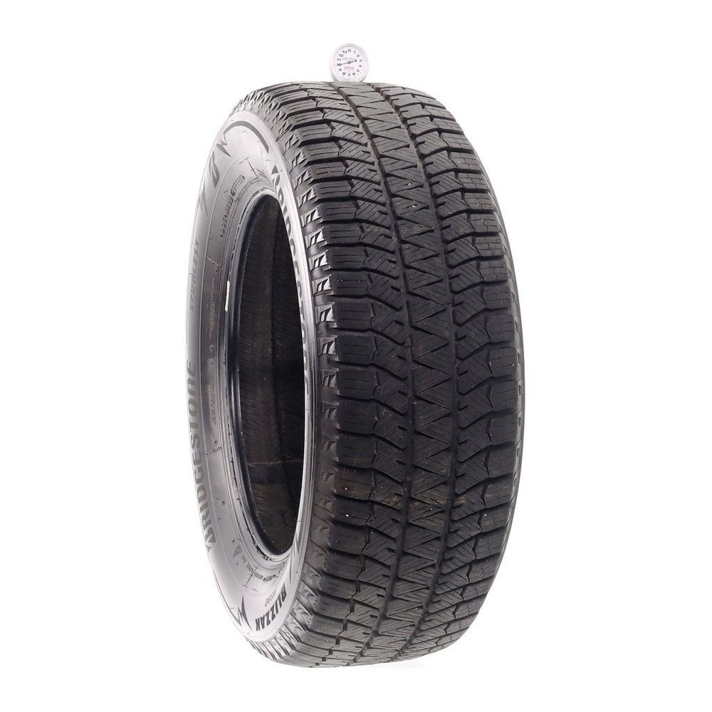 Set of (2) Used 235/60R17 Bridgestone Blizzak WS90 Studless 102T - 10-10.5/32 - Image 1