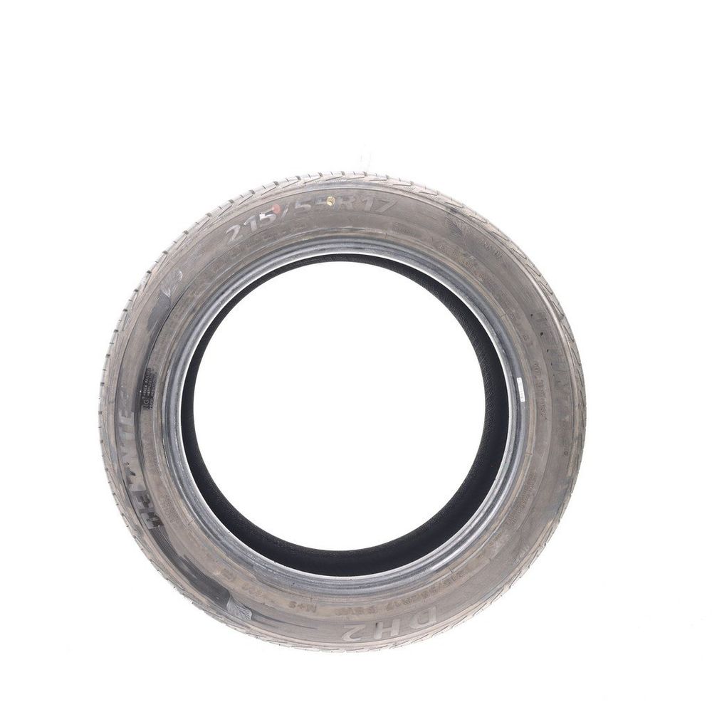 Set of (2) Used 215/55ZR17 Delinte DH2 Eco 98W - 8-9/32 - Image 6