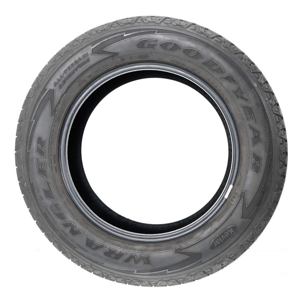 Set of (2) Used 265/60R18 Goodyear Wrangler All-Terrain Adventure Kevlar 110T - 8/32 - Image 3