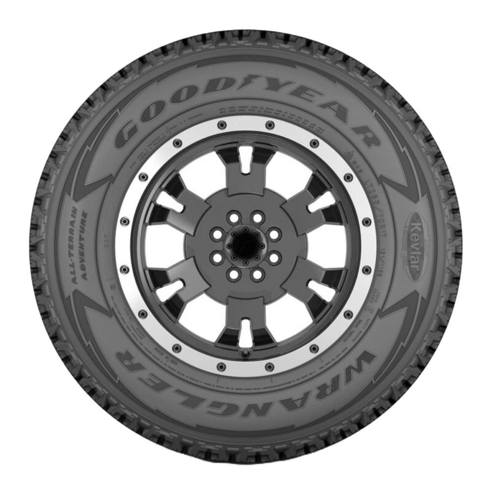 Set of (2) New 235/75R17 Goodyear Wrangler All-Terrain Adventure With Kevlar 109T - Image 2
