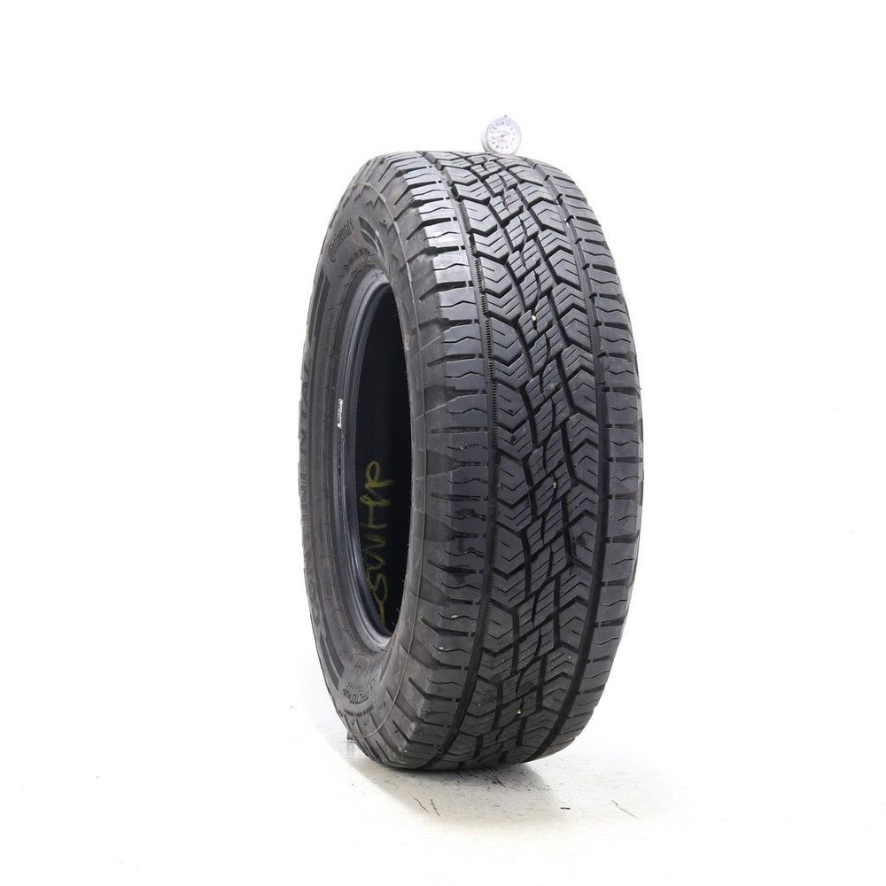 Set of (2) Used 255/65R17 Continental TerrainContact AT 110S - 9.5-10/32 - Image 1