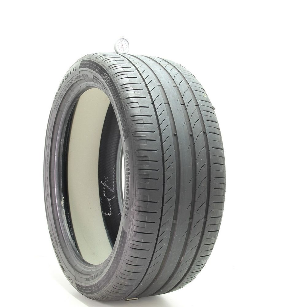 Set of (2) Used 295/40R22 Continental ContiSportContact 5 SUV ContiSilent 112Y - 6/32 - Image 1