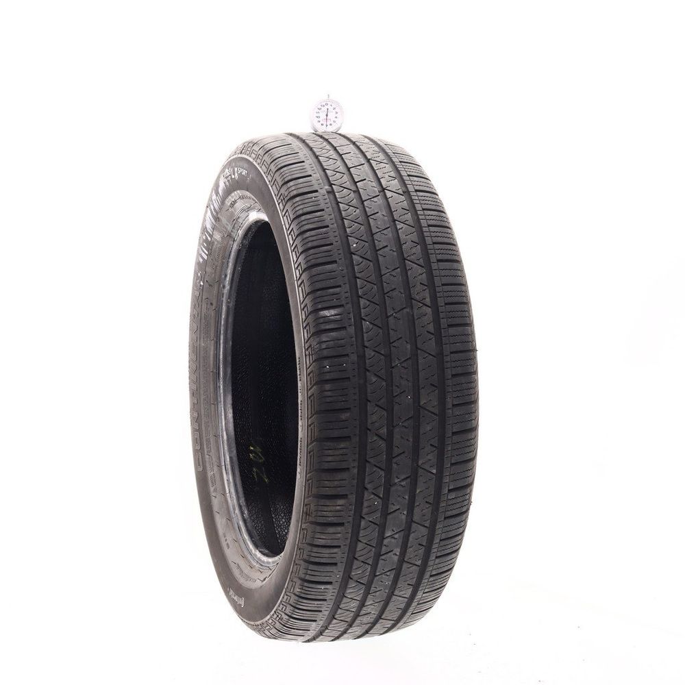 Set of (2) Used 235/55R19 Continental CrossContact LX Sport 101H - 7-8.5/32 - Image 1
