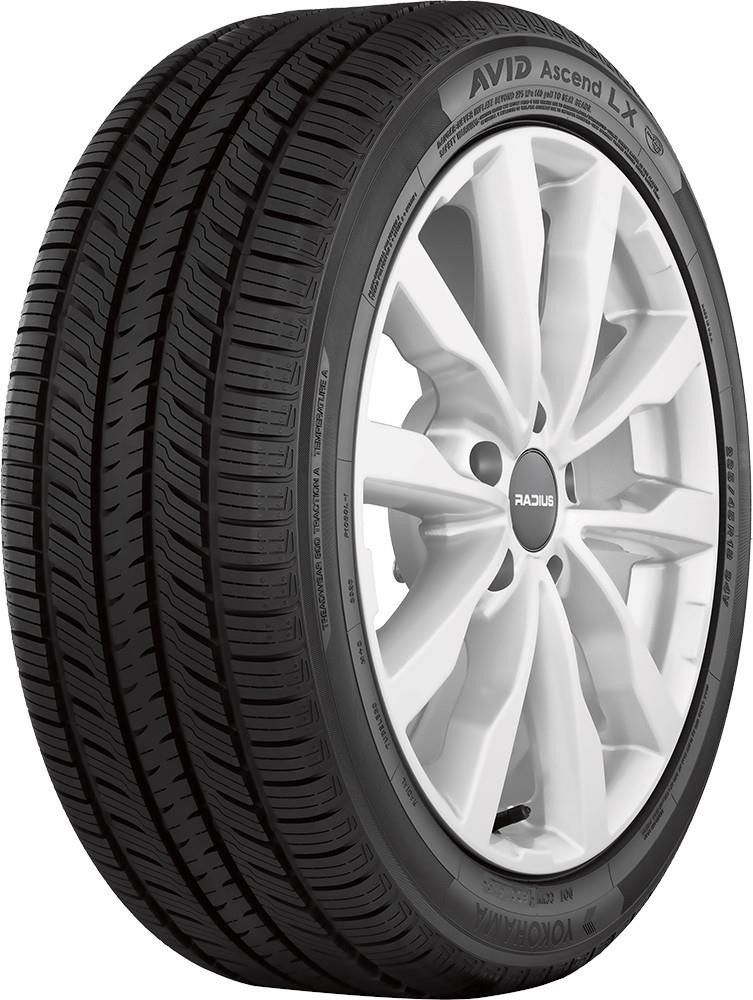 Set of (2) New 225/55R18 Yokohama AVID Ascend LX 98H - Image 1