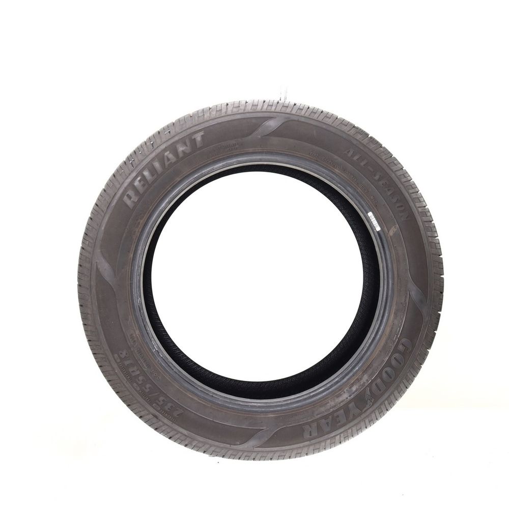 Set of (2) Used 235/55R18 Goodyear Reliant All-season 100V - 9/32 - Image 3