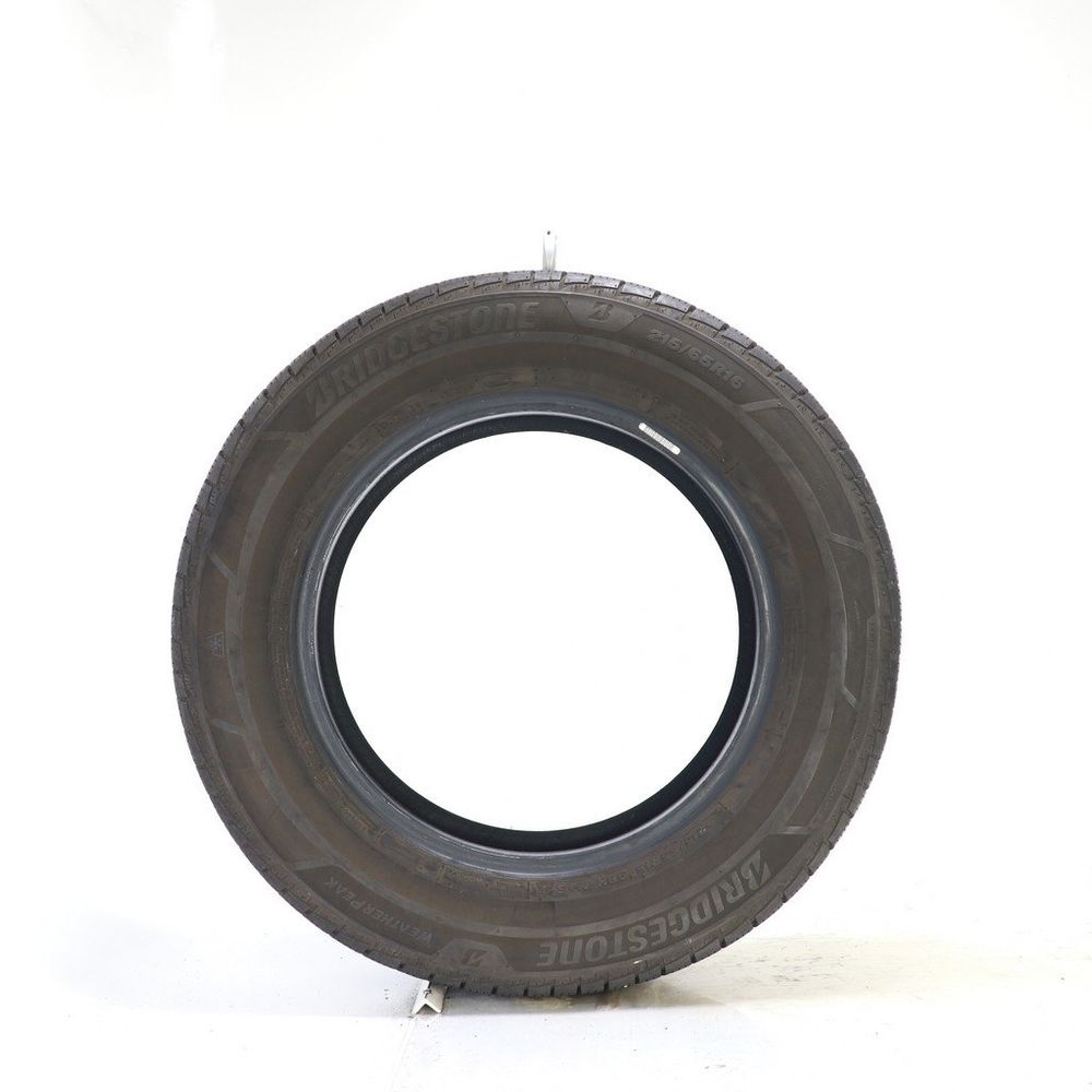 Set of (2) Used 215/65R16 Bridgestone WeatherPeak 98H - 8/32 - Image 3
