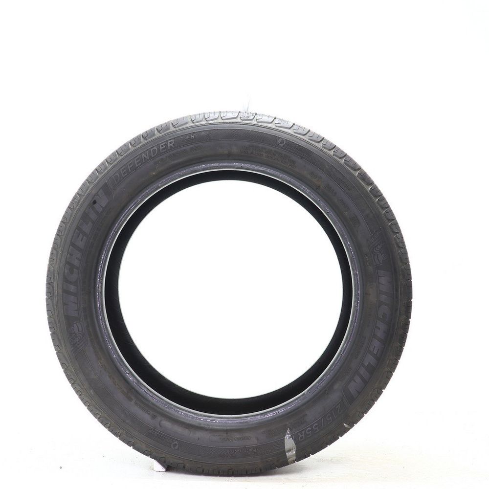 Set of (2) Used 215/55R18 Michelin Defender T+H 95H - 7-7.5/32 - Image 3
