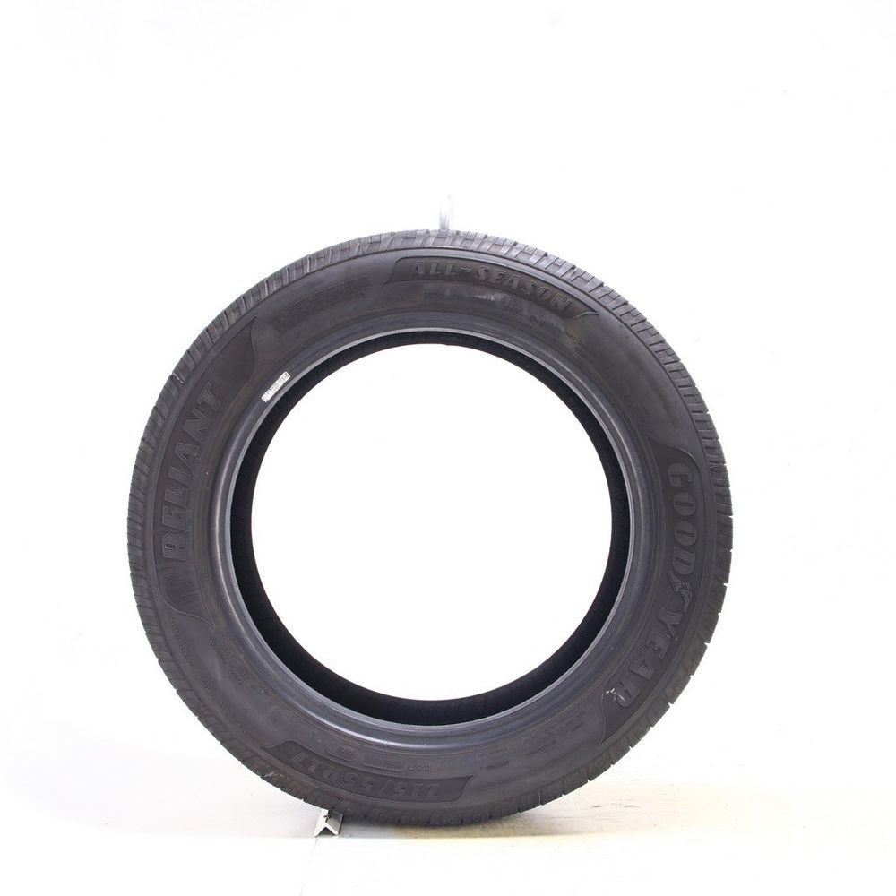 Set of (4) Used 215/55R17 Goodyear Reliant All-season 94V - 7.5-9/32 - Image 3