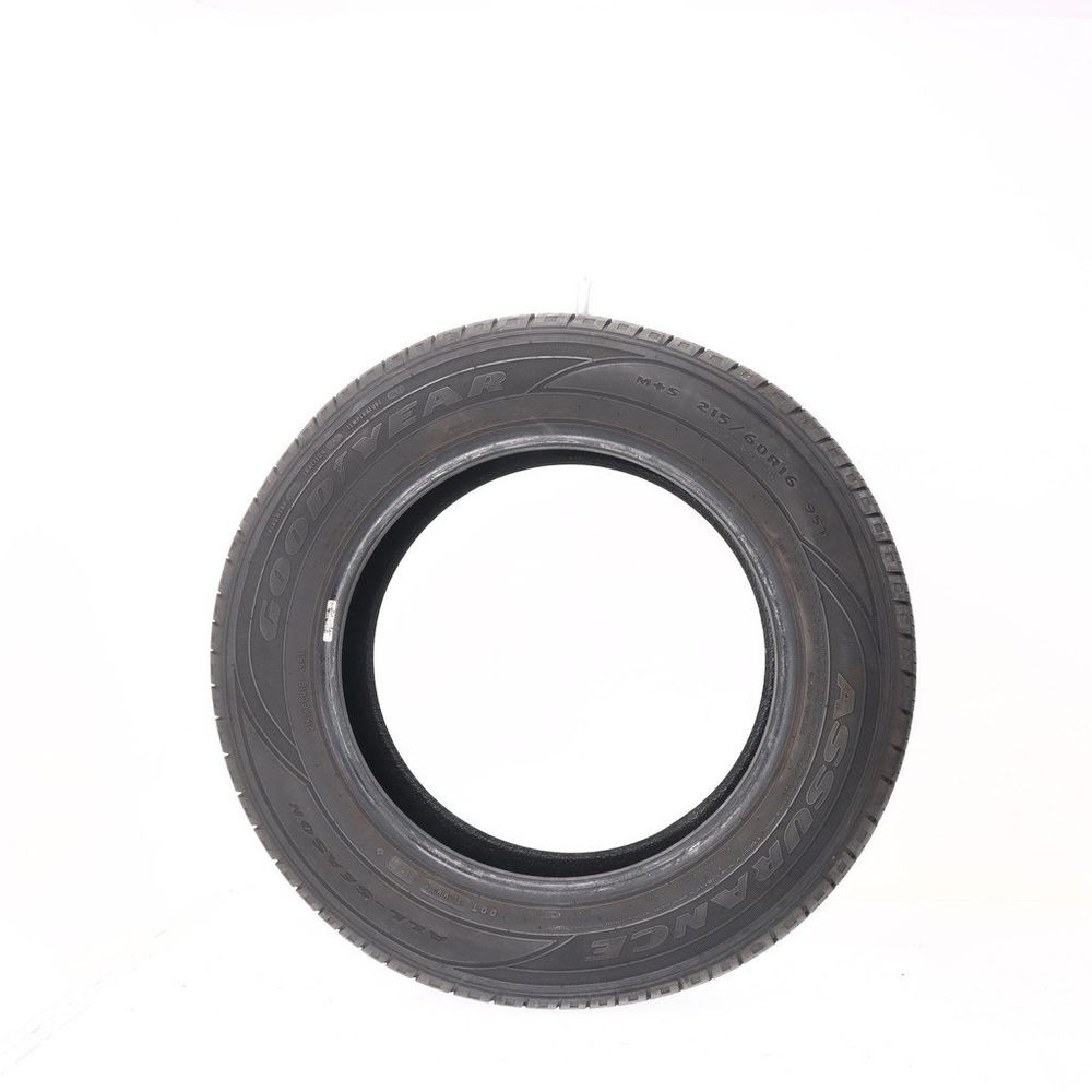 Set of (4) Used 215/60R16 Goodyear Assurance All-Season 95T - 7.5-8/32 - Image 6