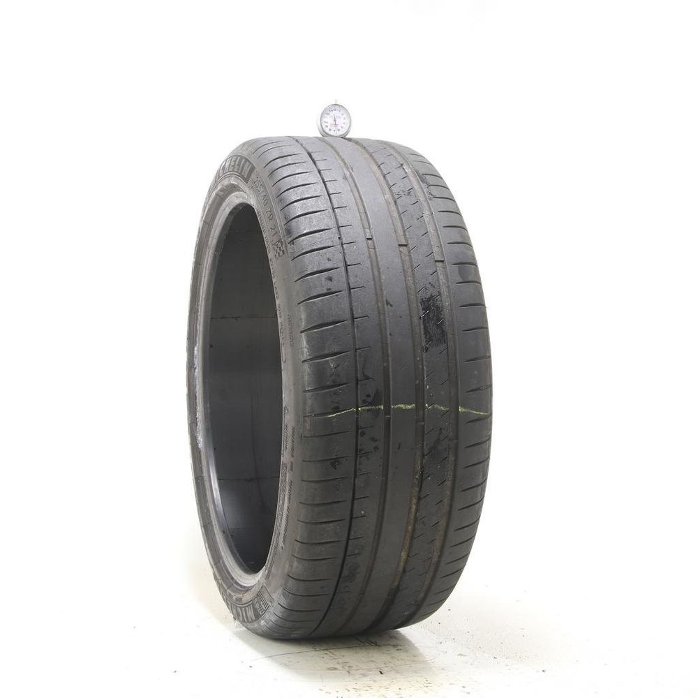 Set of (2) Used 255/40ZR21 Michelin Pilot Sport 4 S 102Y - 6.5-7/32 - Image 1