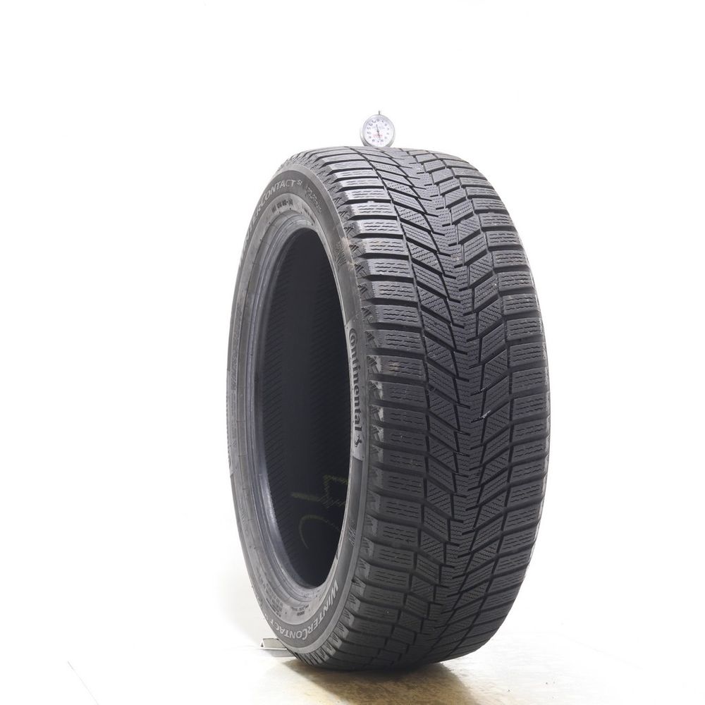 Set of (2) Used 245/50R20 Continental WinterContact SI 105H - 6.5-7/32 - Image 1